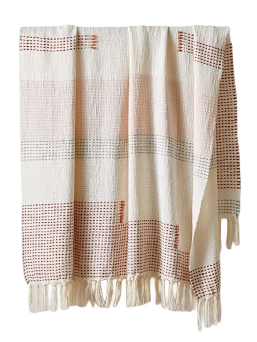 West Elm Woven Colorblock Throw